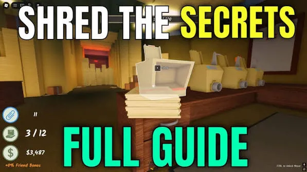 Shred the Secrets room interior